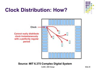 Clock Distribution Design Physical Design, ASIC Design, Standard Cells | PDF