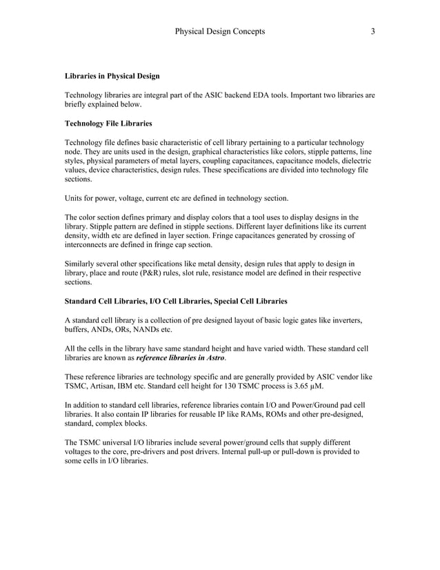 Physical design-complete | PDF