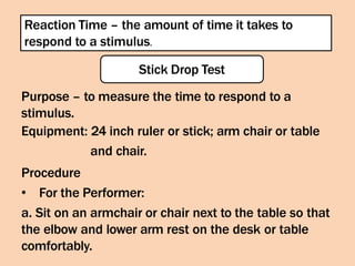 Ruler Drop Test Example Physical-Fitness-Tests-Presentation-1.pptx