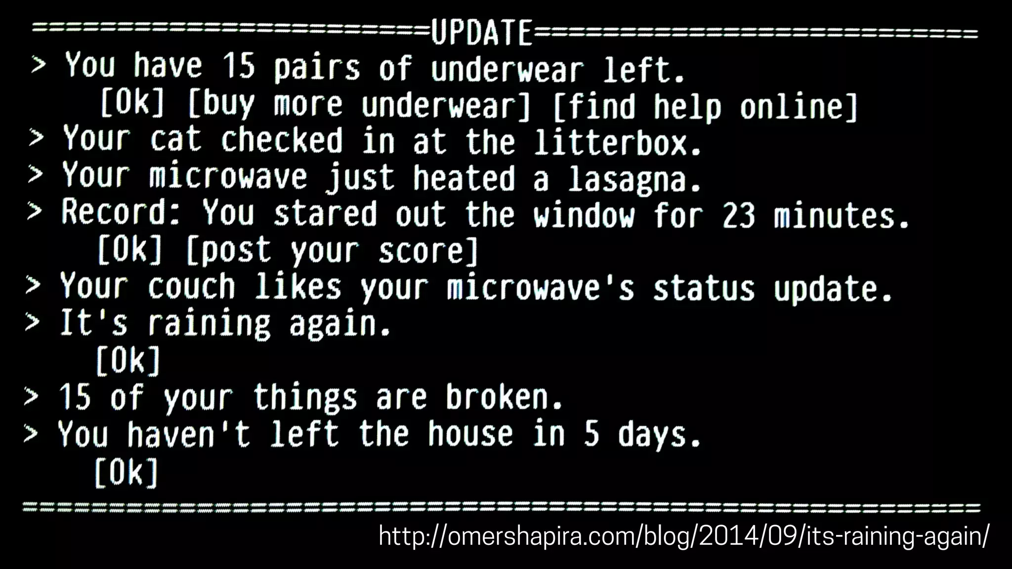 HOW SMART 
DOES YOUR BED HAVE TO
BE BEFORE YOU’RE
AFRAID TO GO TO SLEEP
AT NIGHT? Rich Gold
 