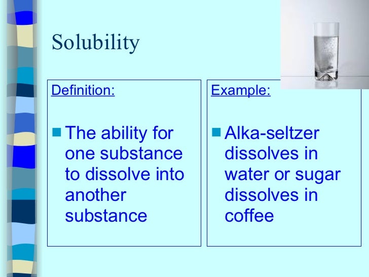 Is Solubility A Chemical Property Is Solubility A Chemical Property