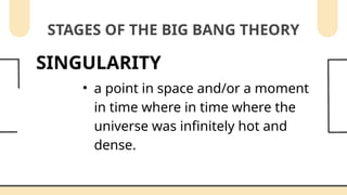 Understanding the Big Bang Theory and Element Formation in Physical ...