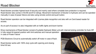 Lane Blocker Physical security-system | PPTX