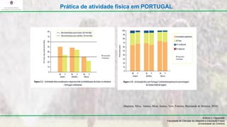 António J. Figueiredo
Faculdade de Ciências do Desporto e Educação Física
Universidade de Coimbra
Prática de atividade física em PORTUGAL
(Baptista, Silva, Santos, Mota, Santos, Vale, Ferreira, Raimundo & Moreira, 2010)
 