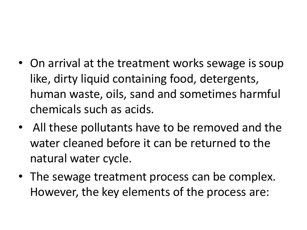 Physical and biological treatment of sewage lecture 1 of 2