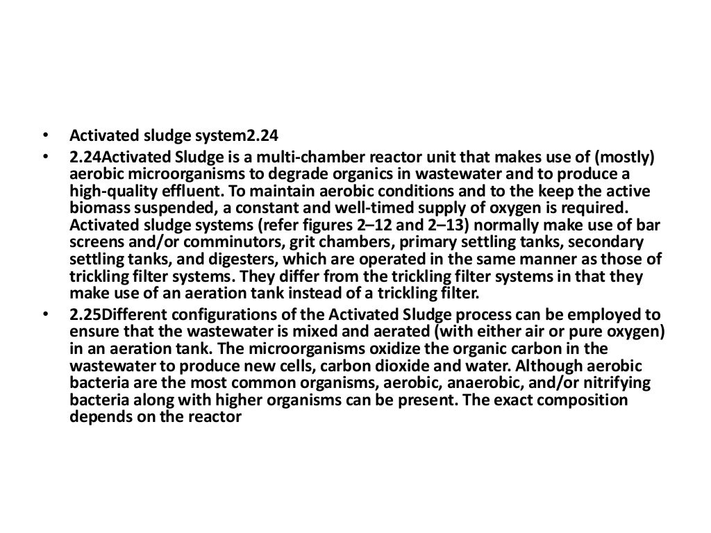 Physical and biological treatment of sewage lecture 1 of 2