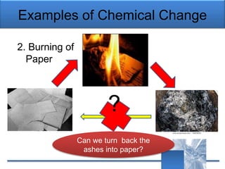 Physical and chemical change | PPT