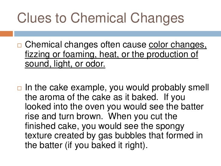 chemical 8 changes Chemical And Physical Changes chemical 8 changes Chemical And Physical Changes