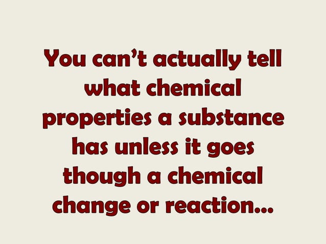 Physical And Chemical Changes Ppt