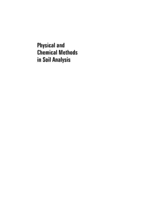 Physical and Chemical Methods in Soil Analysis ( PDFDrive ).pdf
