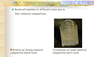 Physical and chemical weathering 11 | PPT