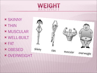 Physical appearance power point | PPT