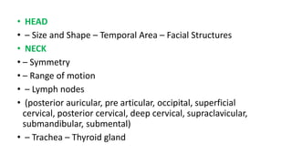 Head Area Model Physical Assessment of the Head, Eyes,.pptx