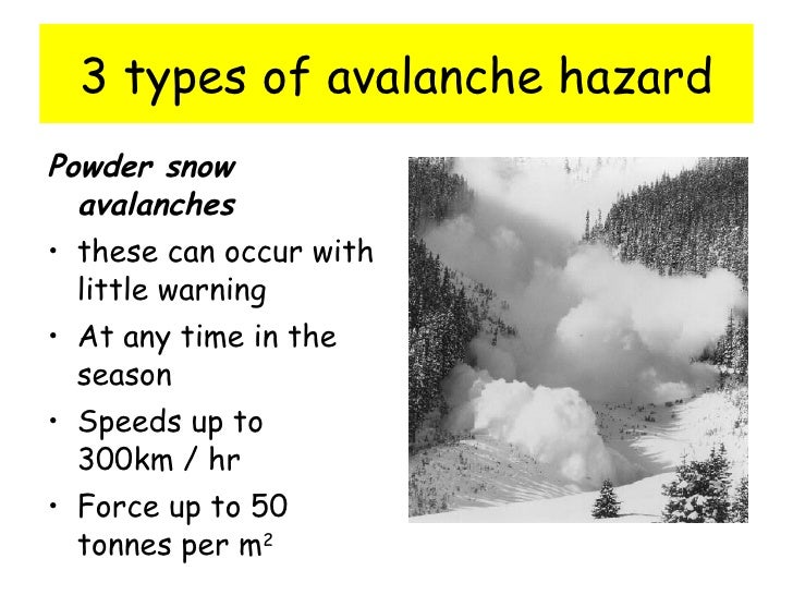Physical Causes Lesson 3 Avalanche
