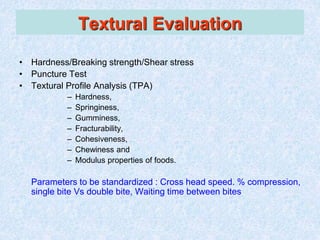 Physical characteristics of food extrudates a review | PPT | Physics ...