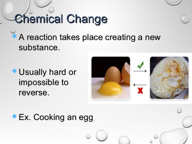 Is Cooking An Egg A Chemical Change - cloudshareinfo