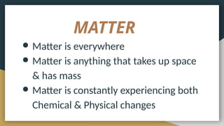 Physical&Chemical Changes for high school | PPTX