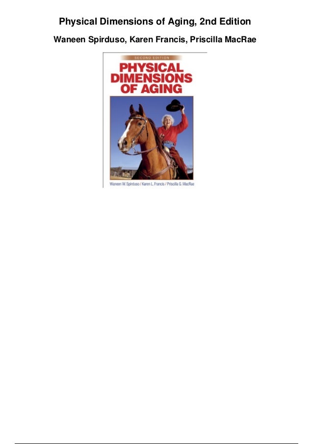 Physical dimensions of aging 2nd edition pdf