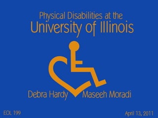 Physical disabilities