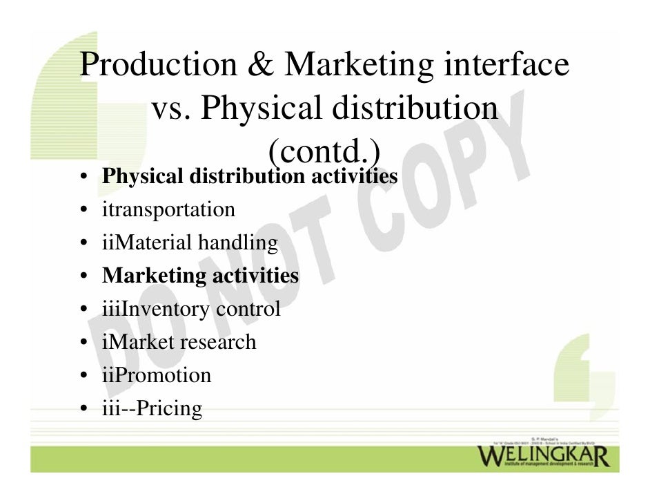 Physical Distribution Management Overview