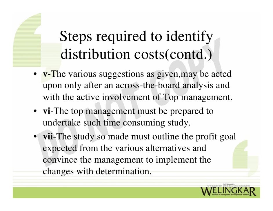 Physical Distribution Management Overview