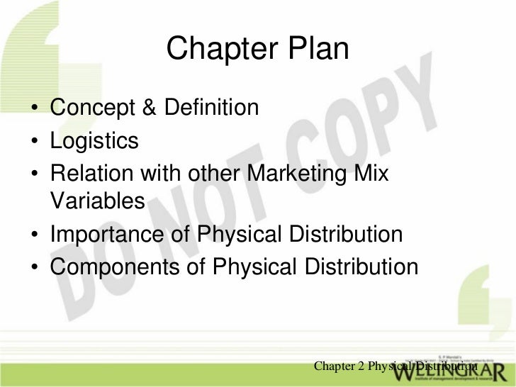 importance of physical distribution The importance of distribution: concept of distribution channels in marketing distribution channels provide a number of logistics or physical distribution. importance of physical distribution The importance of distribution: concept of distribution channels in marketing distribution channels provide a number of logistics or physical distribution.