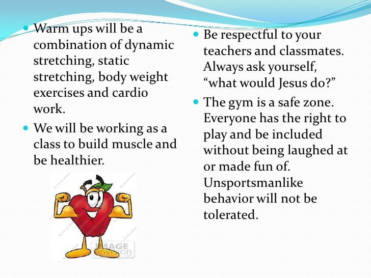 Physical Education Rules