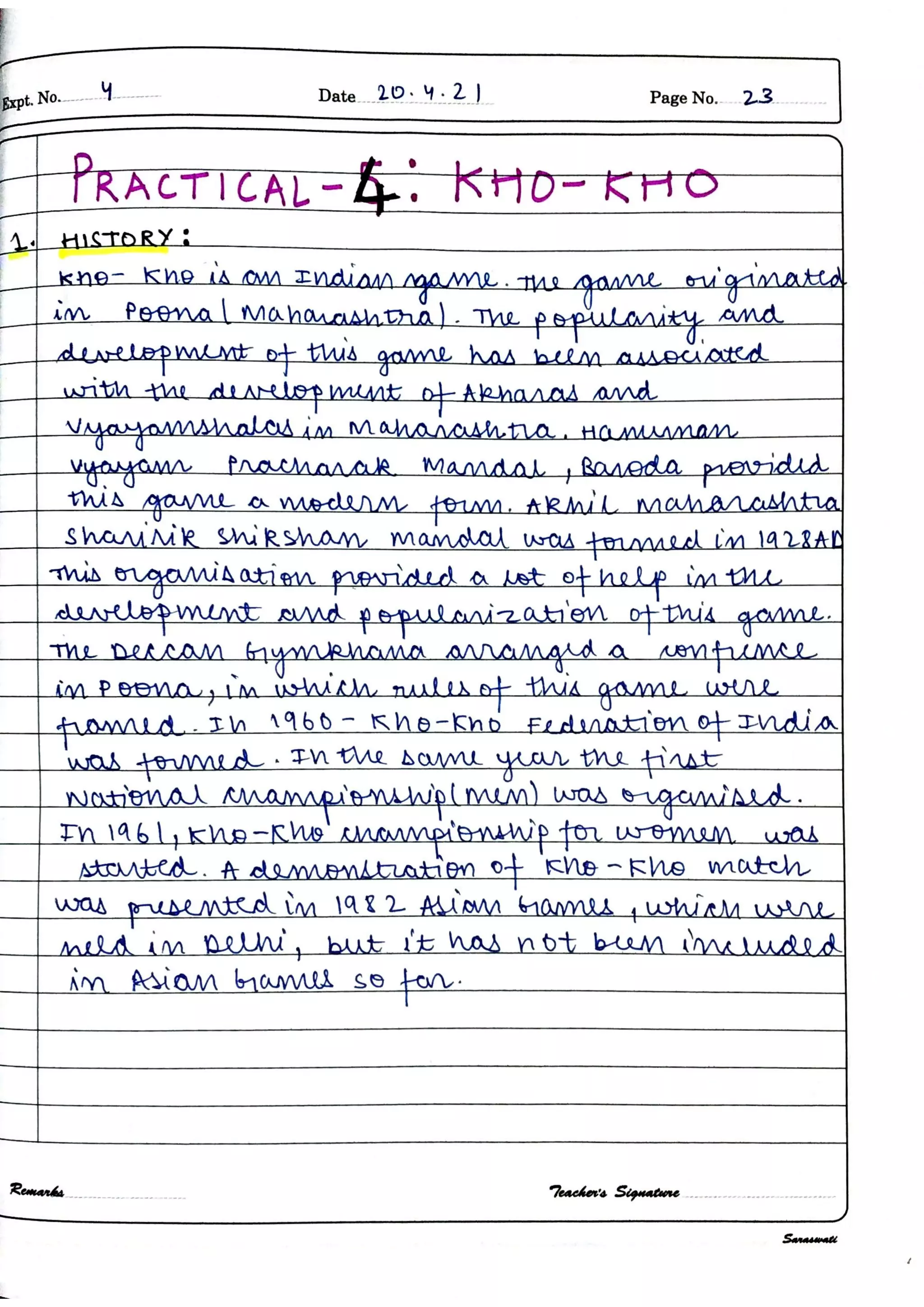 PHYSICAL EDUCATION PRACTICAL FILE ( Class 12th)