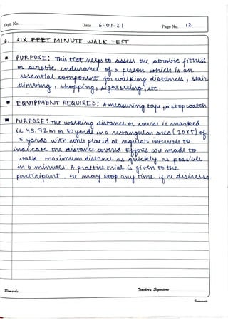 Physical Practical File PHYSICAL EDUCATION PRACTICAL FILE ( Class 12th) | PDF