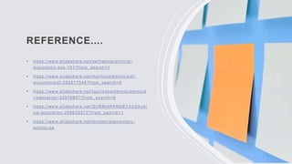 REFERENCE....
• https://www.slideshare.net/selfieking/activity -
discussion-exs-101?from_search=1
• https://www.slideshare.net/AprilroseAmolo/pdf -
documentpdf-252817548?from_search=0
• https://www.slideshare.net/lauricekatheinso/physica
l-education-32976807?from_search=8
• https://www.slideshare.net/SURBHIPANDEY43/physi
cal-education-258633372?from_search=1
• https://www.slideshare.net/droden/elementary -
school-pe
 