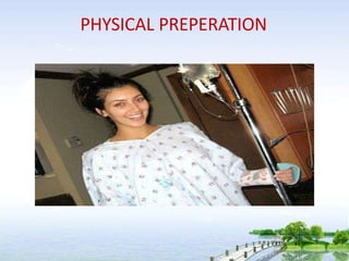 PHYSICAL PREPERATION
 