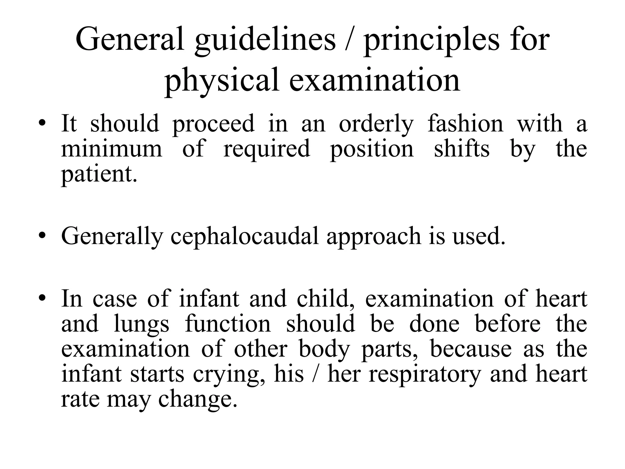Physical examination, Fundamentals of Nursing | PPTX