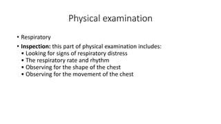 physical_examination of the patient | PPT