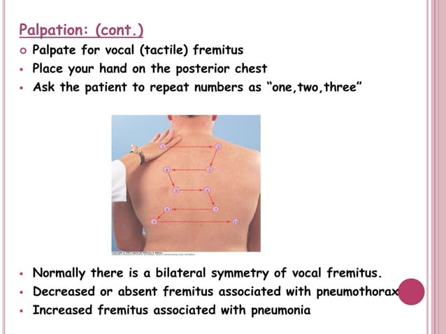 Friction Fremitus Physical examination for the examin .ppt