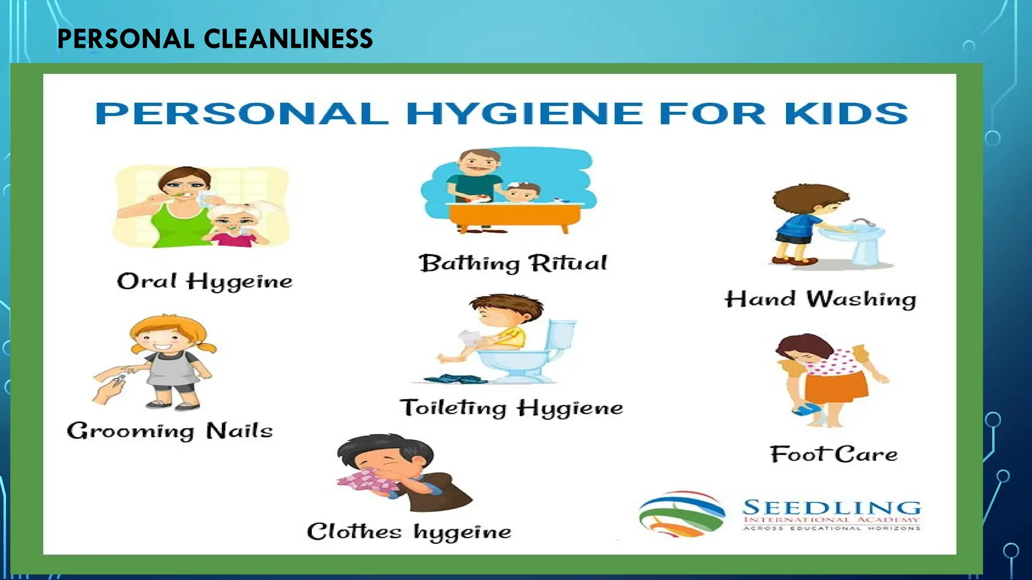 PERSONAL CLEANLINESS
 