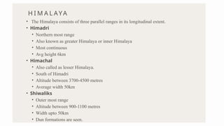 Ayas Rangs Physical features of india from the himalayas to the islands of india.pptx