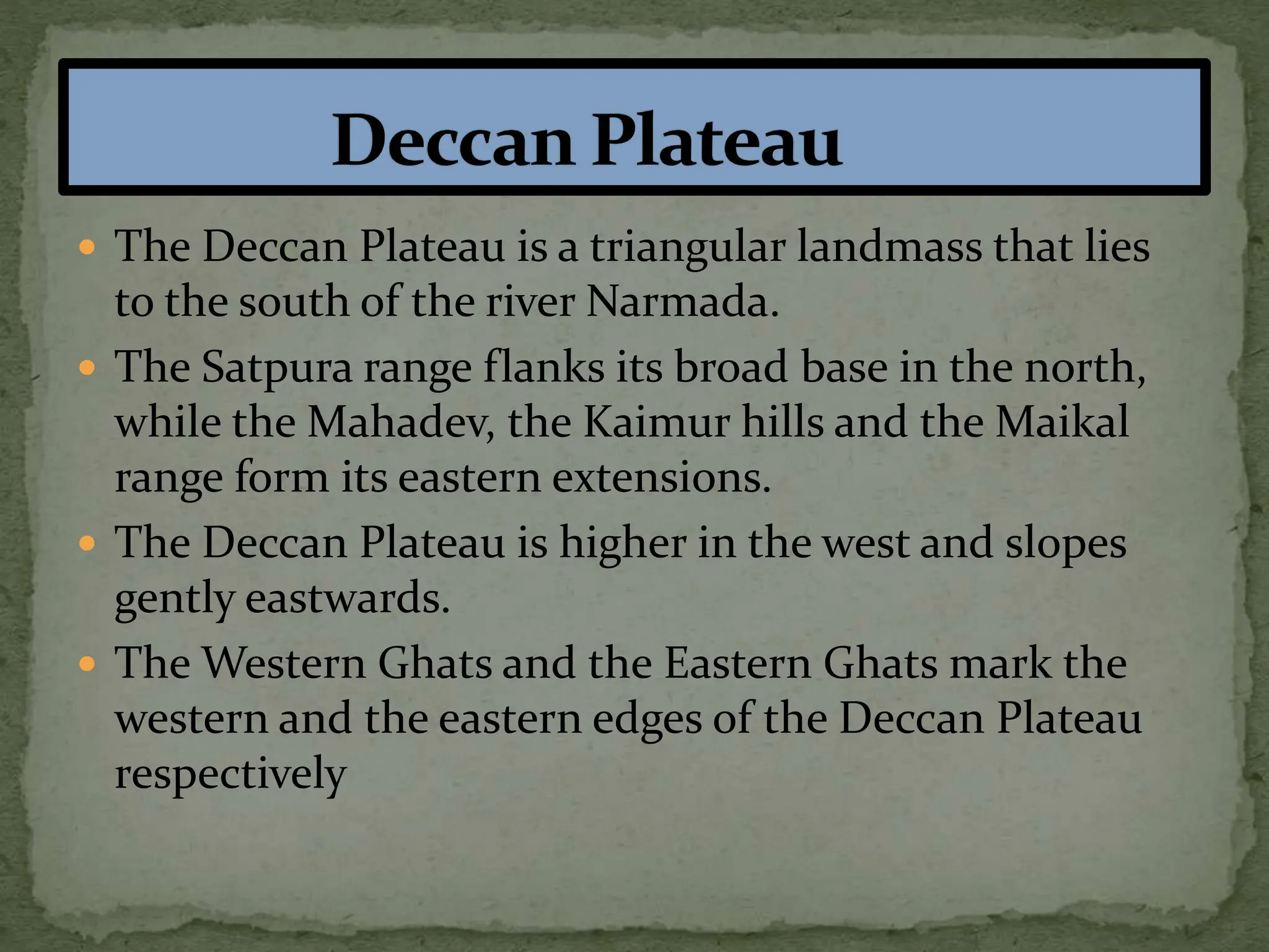 CLASS 9 GEOGRAPHY CHAPTER 2 PHYSICAL FEATURES OF INDIA .pptx