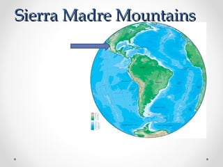 Sierra Madre Mountains Physical Map Physical Features Of Latin America 6 320 