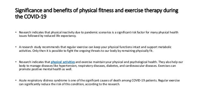 Physical Fitness and Exercise During the COVID-19.pptx