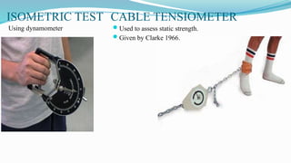 Isometric Testing Scale Physical fitness assessment | PDF