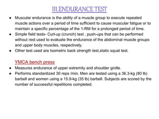 Physical Fitness Assessment | PPTX