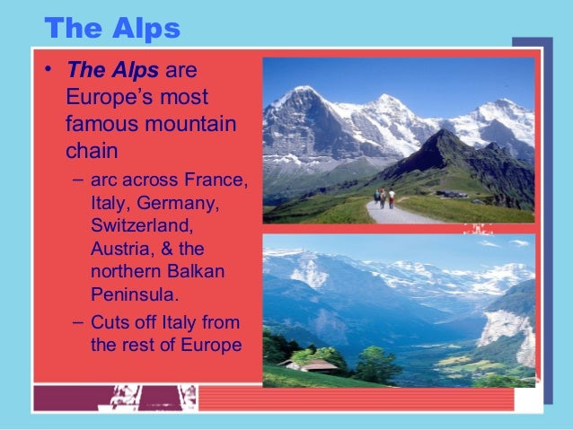 Physical Geography Of Europe - 638x479 - jpeg Names Of Landforms With Italy