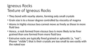 Physical Geology (Igneous rocks and its types).pptx