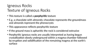 Physical Geology (Igneous rocks and its types).pptx