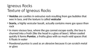Viscous Rocks Physical Geology (Igneous rocks and its types).pptx