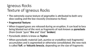 Physical Geology (Igneous rocks and its types).pptx
