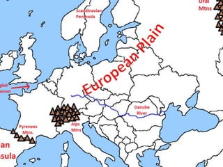 Europe's Physical Map