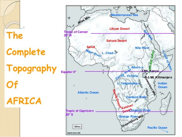 physical map of africa mt kilimanjaro Physical Map Of Africa physical map of africa mt kilimanjaro