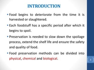 Physical methods of food preservation | PDF