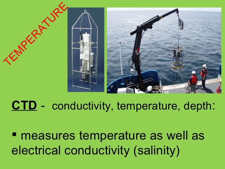 Physical oceanographic research equipment powerpoint